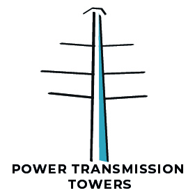POWER TRANSMISSION TOWERS